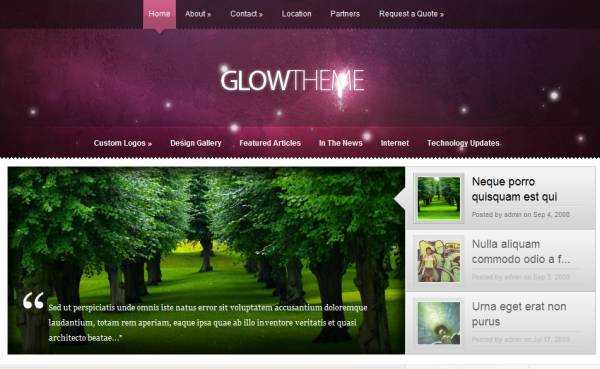 GLOW Theme
